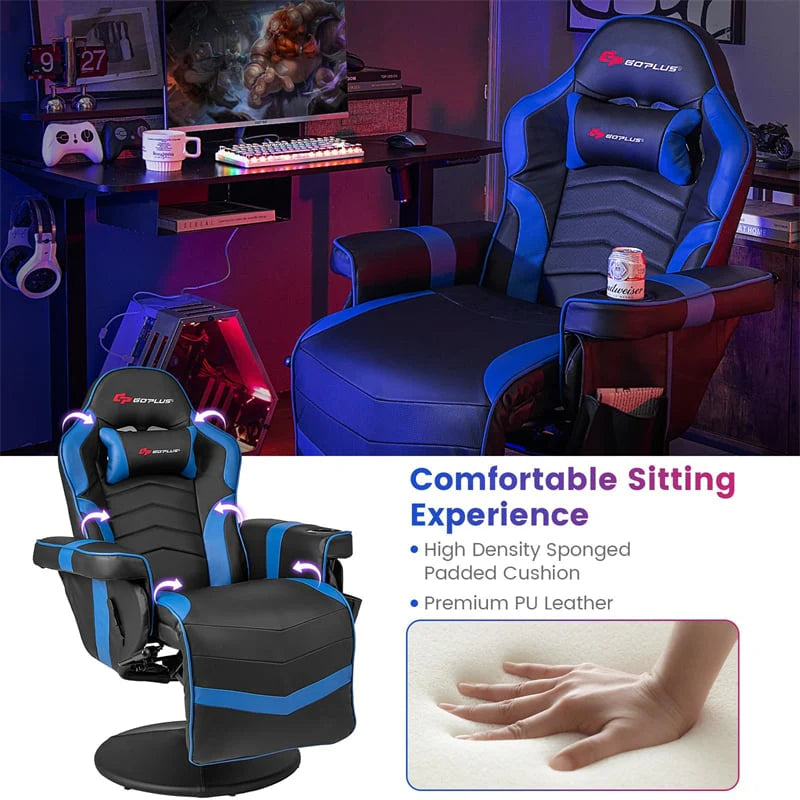 Ergonomic Gaming Recliner Chair with Massage, Retractable Footrest & Cup Holder - Product image 27