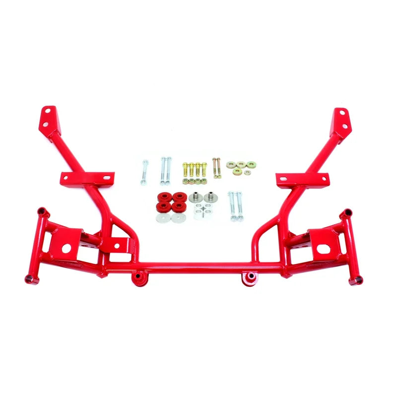 BMR Suspension K-member, Lowered Motor Mounts, Standard Rack Mounts BMR-KM020R