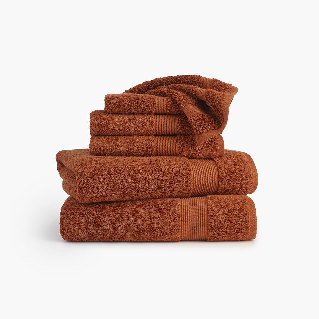 Under The Canopy Classic Organic Towel - Rust, / Bath Towel Bath Towel Rust - Product image 1