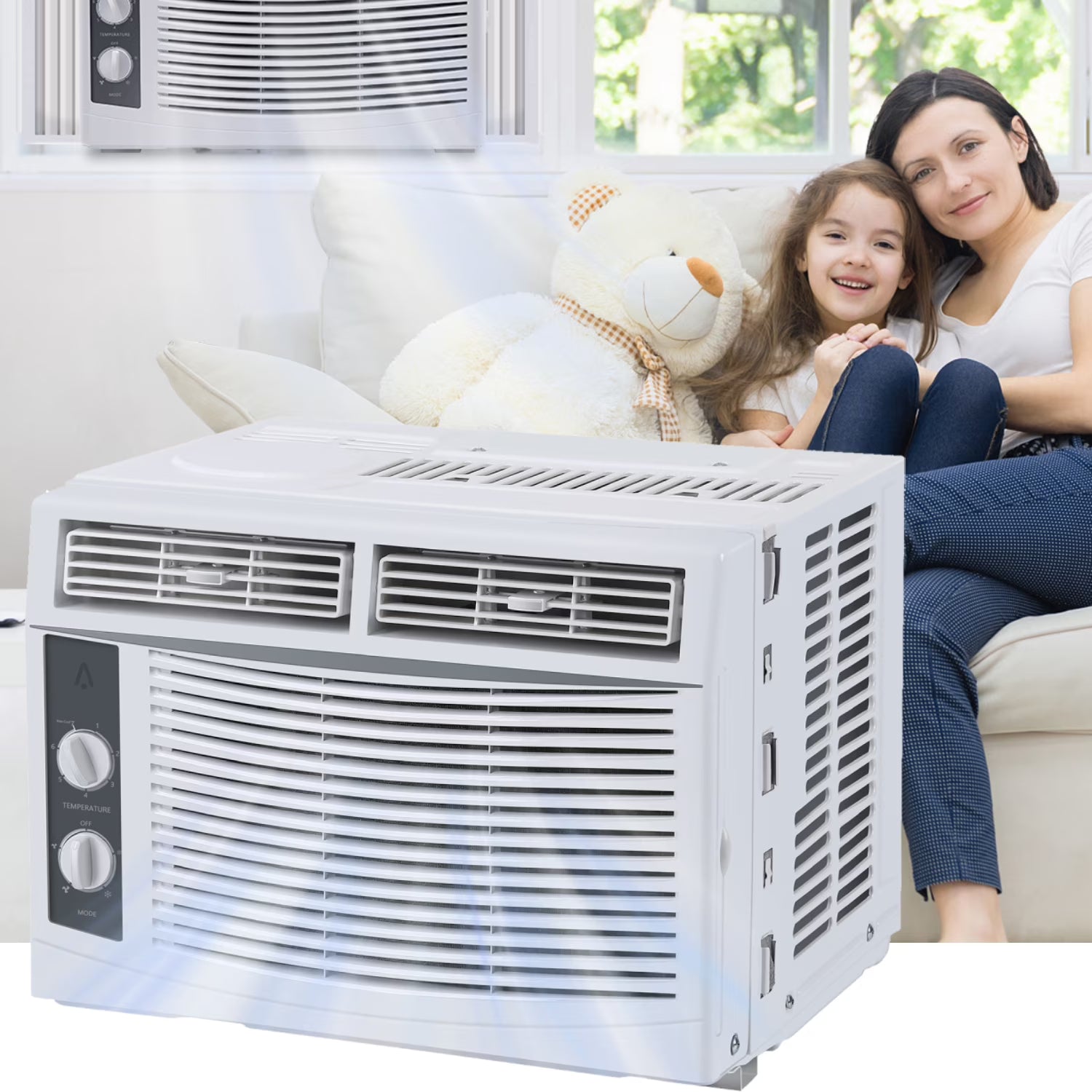 Garvee 5000 BTU Window Air Conditioner, Fast Cooling for Rooms up to 150 Sq. Ft - Product image 1