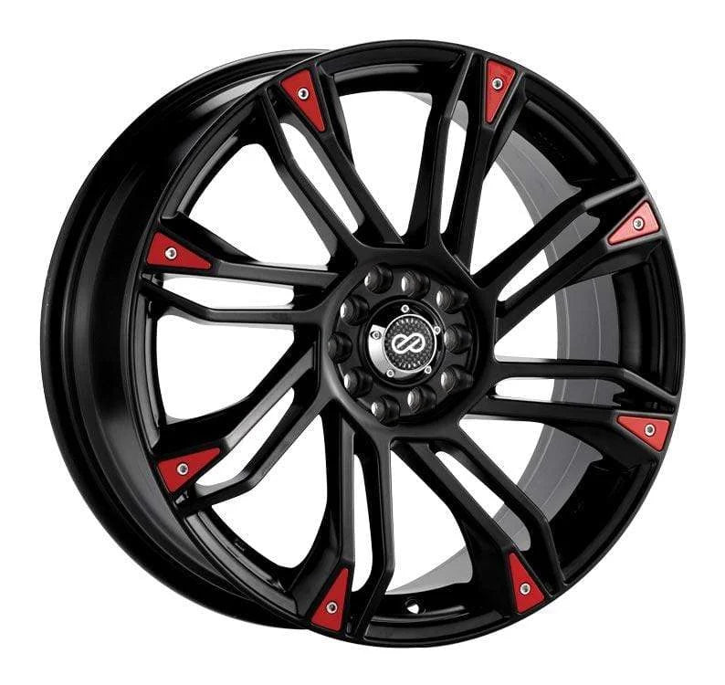 Enkei GW8 17" 4x100/114.3 Black/Red