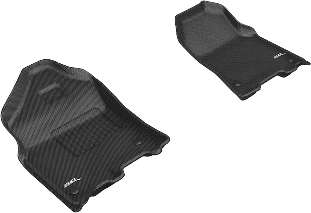 3D MAXpider L1DG02811509 - 2019-2020 Dodge Ram 1500 Crew Cab/Quad Cab Kagu 1st Row Floormat - Black