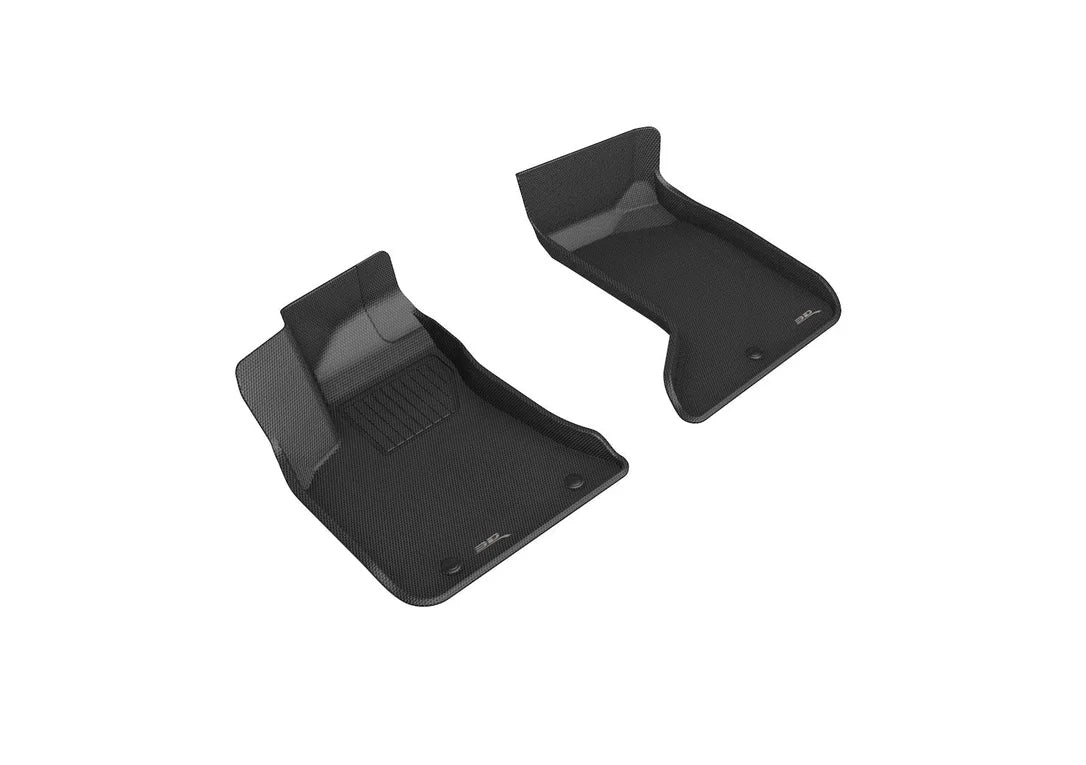 3D MAXpider L1DG03311509 - 12-21 Dodge Charger AWD Kagu 1st Row Floormats - Black